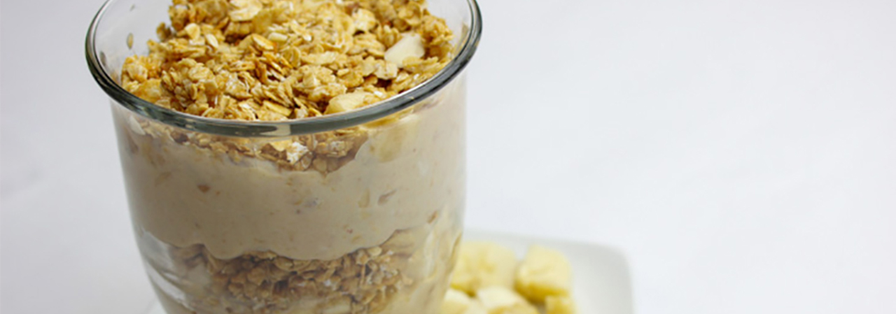 Peanut Butter Banana Crunch Overnight Oats