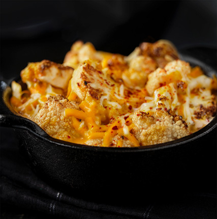 Cheddar Cauliflower Gratin