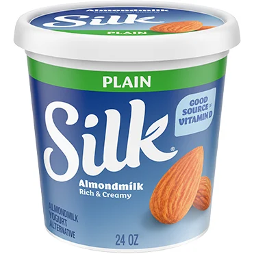 Silk Soymilk Yogurt Alternative, Vanilla 5.3oz and 24oz