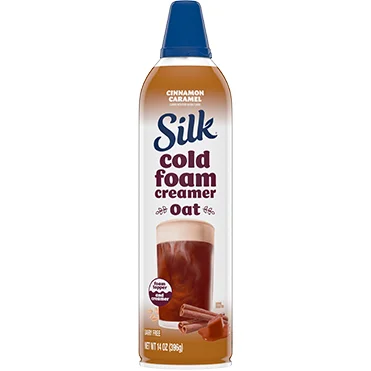 Silk Oat Cold Foam Creamer, Cinnamon Caramel 14oz