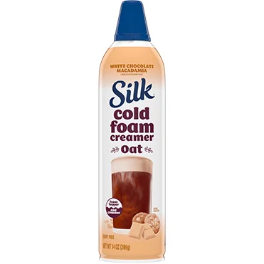 Silk Oat Cold Foam Creamer, White Chocolate Macadamia 14oz