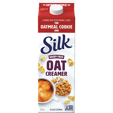 Silk Oat Creamer Single, The Oatmeal Cookie 32oz