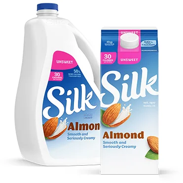 Silk Almondmilk, Unsweetened 64oz and 96oz 