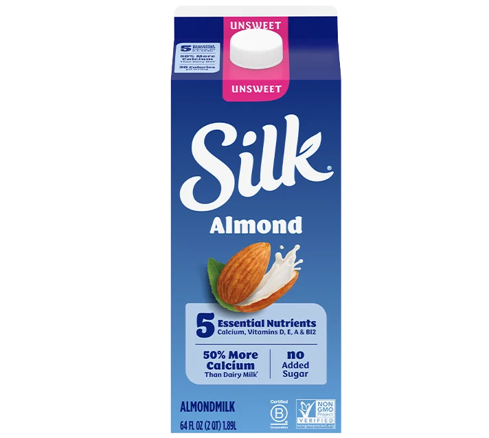 Silk Almondmilk, Unsweetened 64oz