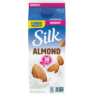 Silk Almondmilk, Unsweetened 64oz