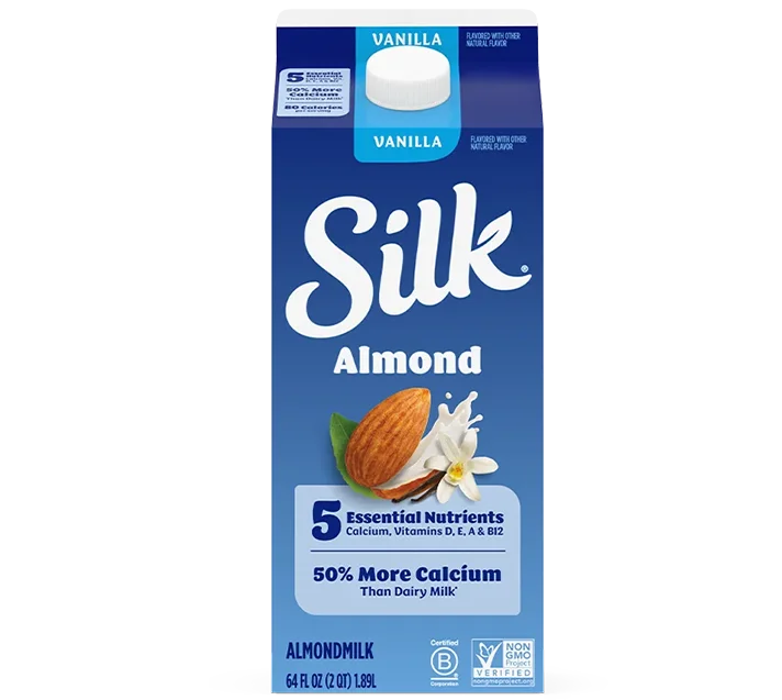 Silk Almondmilk, Vanilla 64oz and 96oz 