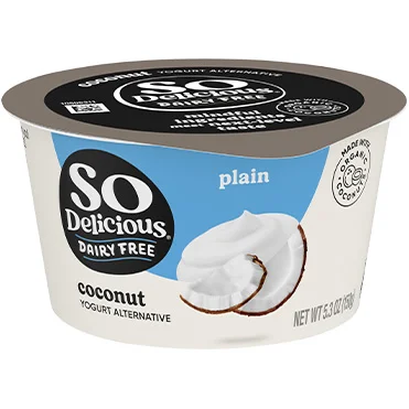 So Delicious Dairy Free Organic Coconutmilk Yogurt | Plain 5.3oz Wholesale