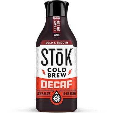 SToK  Cold Brew Coffee, Decaf  Not Too Sweet 48 oz