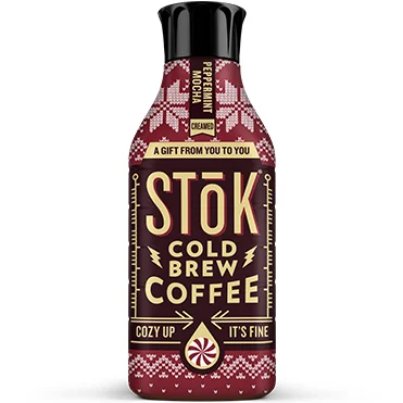 SToK  Cold Brew Coffee, Peppermint Mocha 48 oz