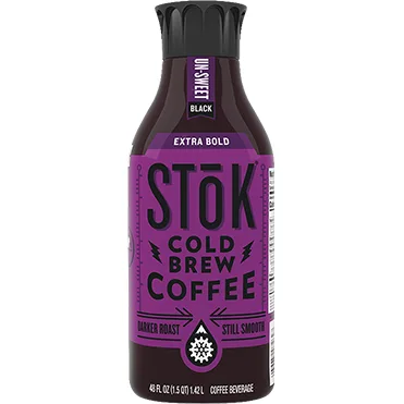 SToK Cold Brew Coffee, Unsweet Extra Bold, 48oz