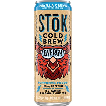 SToK Cold Brew Coffee Energy, Vanilla Cream 11 oz