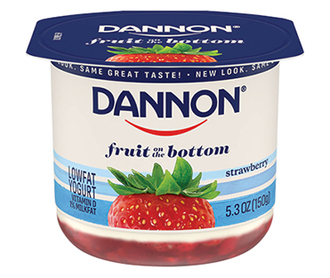 Dannon Fruit on the Bottom Yogurt, Strawberry 5.3oz