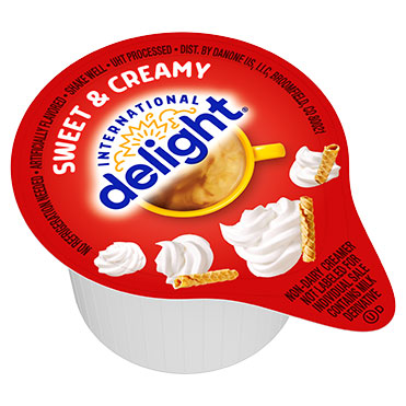 International Delight Coffee Creamer Single, Half & Half Wholesale