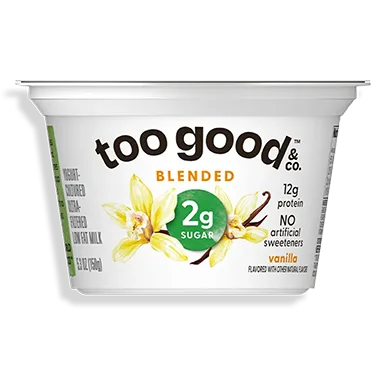 Too Good™ Greek Lowfat Yogurt, Vanilla 5.3 oz