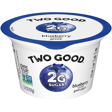 Two Good™ Greek Lowfat Yogurt, Blueberry 5.3 oz