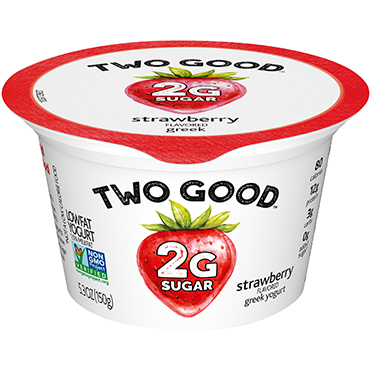 Two Good™ Greek Lowfat Yogurt, Strawberry 5.3 oz