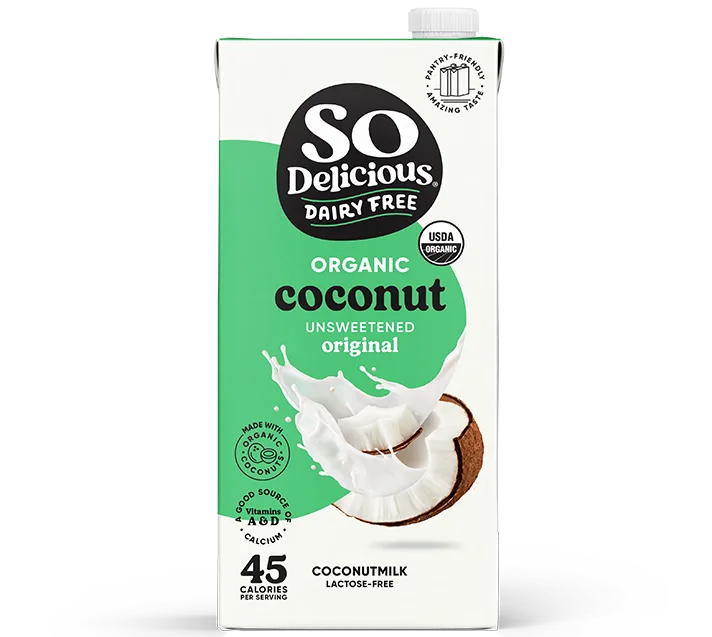 So Delicious Dairy-Free Aseptic Coconutmilk, Unsweetened Original, 32oz