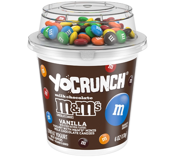 YoCrunch Low Fat Yogurt with M&Ms®, 6oz